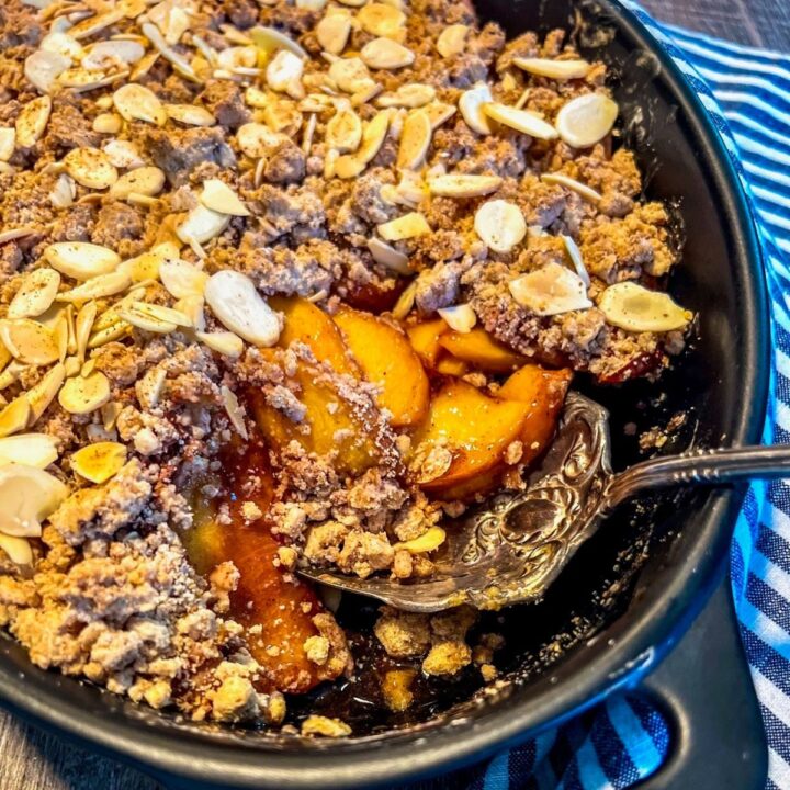 Peach Crumble Recipe for Summer Desserts - Penny's Primal