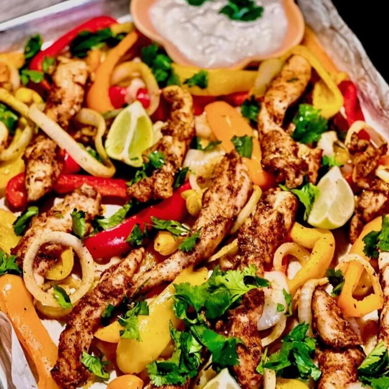 Sheet Pan Chicken Fajitas